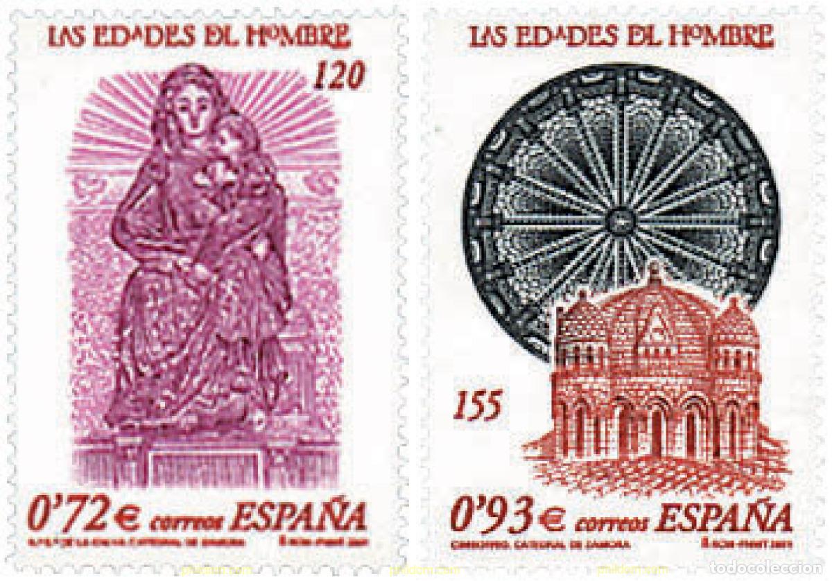 Sellos: 83081 MNH ESPA&Ntilde;A 2001 LAS EDADES DEL HOMBRE