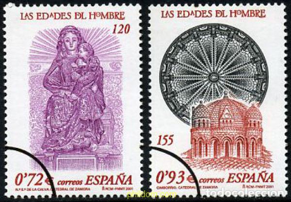 Sellos: 208320 MNH ESPA&Ntilde;A 2001 LAS EDADES DEL HOMBRE
