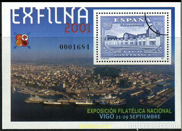 Sellos: 208315 MNH ESPA&Ntilde;A 2001 EXFILNA 2001. EXPOSICION FILATELICA NACIONAL