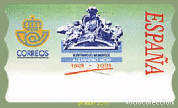 Sellos: 118017 MNH ESPA&Ntilde;A 2001 BICENTENARIO DEL NACIMIENTO DE ALEJANDRO MON