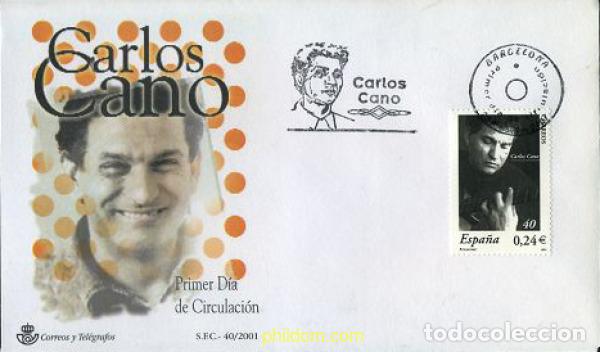 Sellos: 208910 MNH ESPA&Ntilde;A 2001 CARLOS CANO