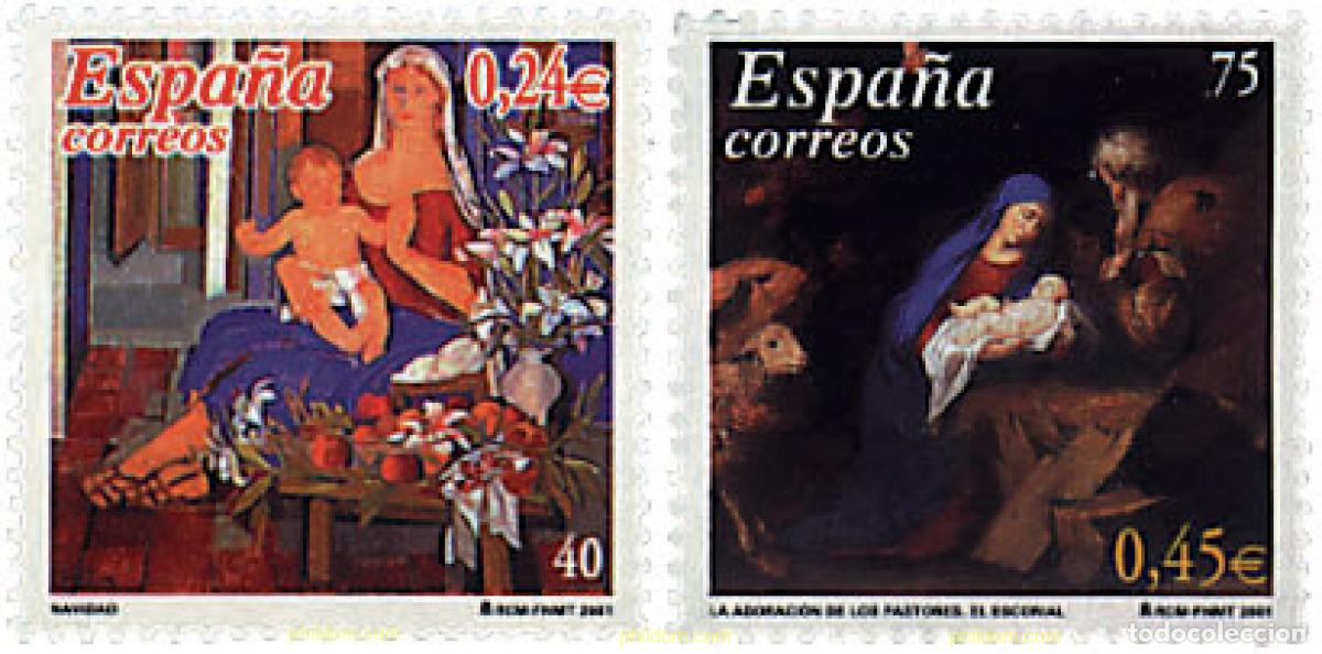 Sellos: 88546 MNH ESPA&Ntilde;A 2001 NAVIDAD
