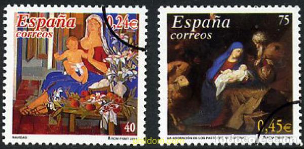 Sellos: 208308 MNH ESPA&Ntilde;A 2001 NAVIDAD
