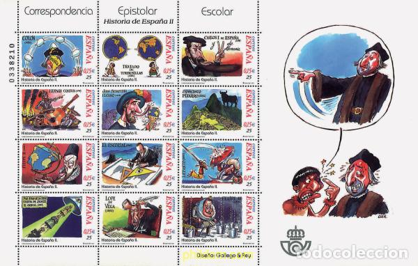 Sellos: 88539 MNH ESPA&Ntilde;A 2001 CORRESPONDENCIA EPISTOLAR ESCOLAR