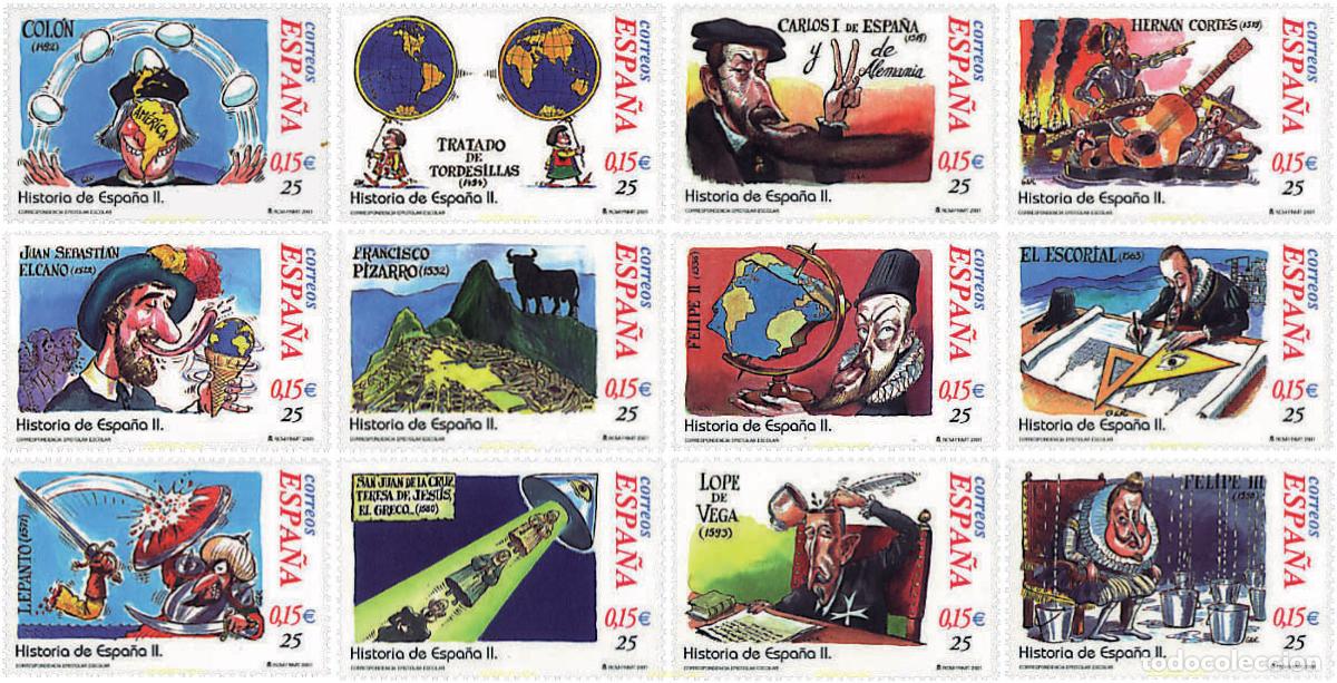 Sellos: 164406 MNH ESPA&Ntilde;A 2001 CORRESPONDENCIA EPISTOLAR ESCOLAR