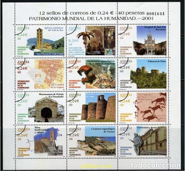 Sellos: 208303 MNH ESPA&Ntilde;A 2001 PATRIMONIO MUNDIAL DE LA HUMANIDAD