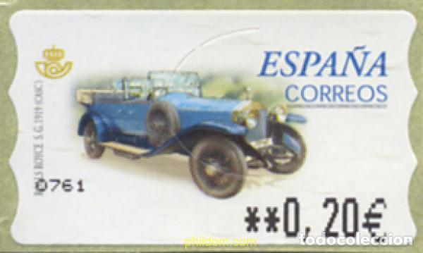 Sellos: 251667 MNH ESPA&Ntilde;A 2001 COCHES