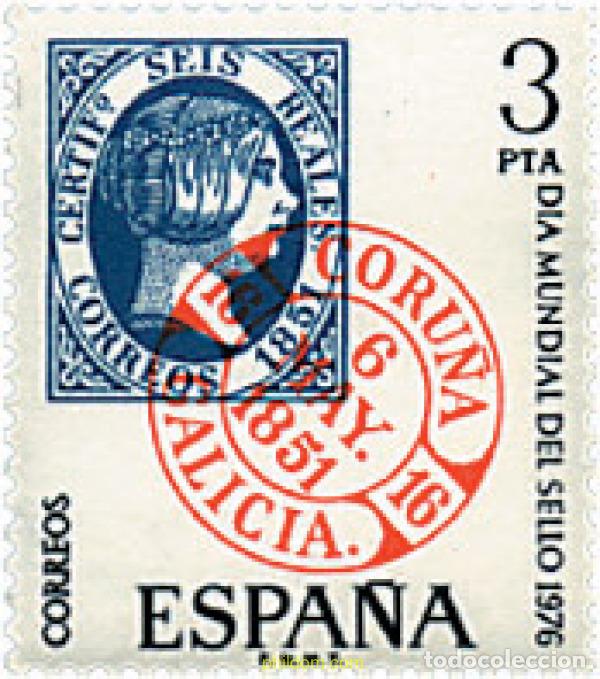 Selos: 84966 MNH ESPA&Ntilde;A 1976 DIA MUNDIAL DEL SELLO