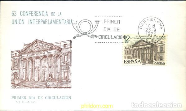 Sellos: 282286 MNH ESPA&Ntilde;A 1976 63 CONFERENCIA DE LA UNION INTERPARLAMENTARIA
