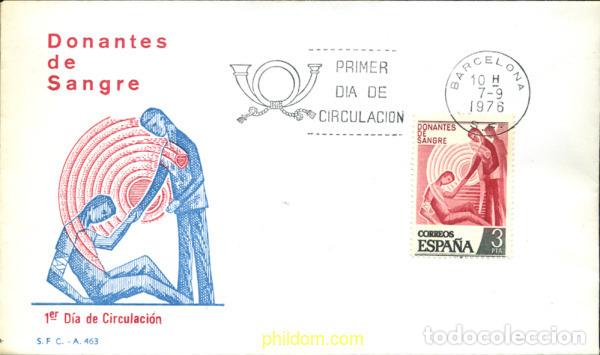 Sellos: 282282 MNH ESPA&Ntilde;A 1976 DONANTES DE SANGRE