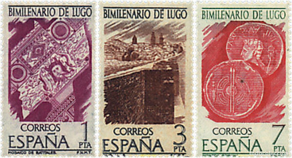 Sellos: 84981 MNH ESPA&Ntilde;A 1976 BIMILINARIO DE LUGO