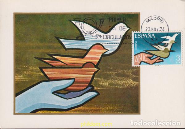 Sellos: 618430 MNH ESPA&Ntilde;A 1976 ASOCIACION NACIONAL DE INVALIDOS CIVILES