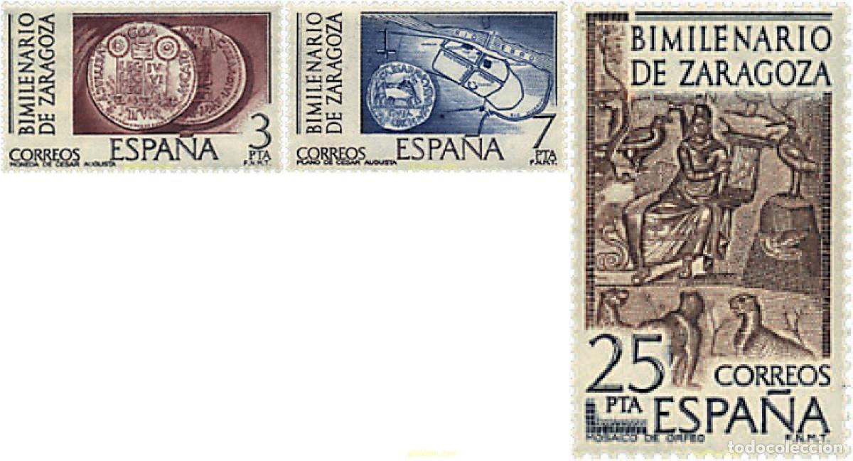 Selos: 84967 MNH ESPA&Ntilde;A 1976 BIMILENARIO DE ZARAGOZA