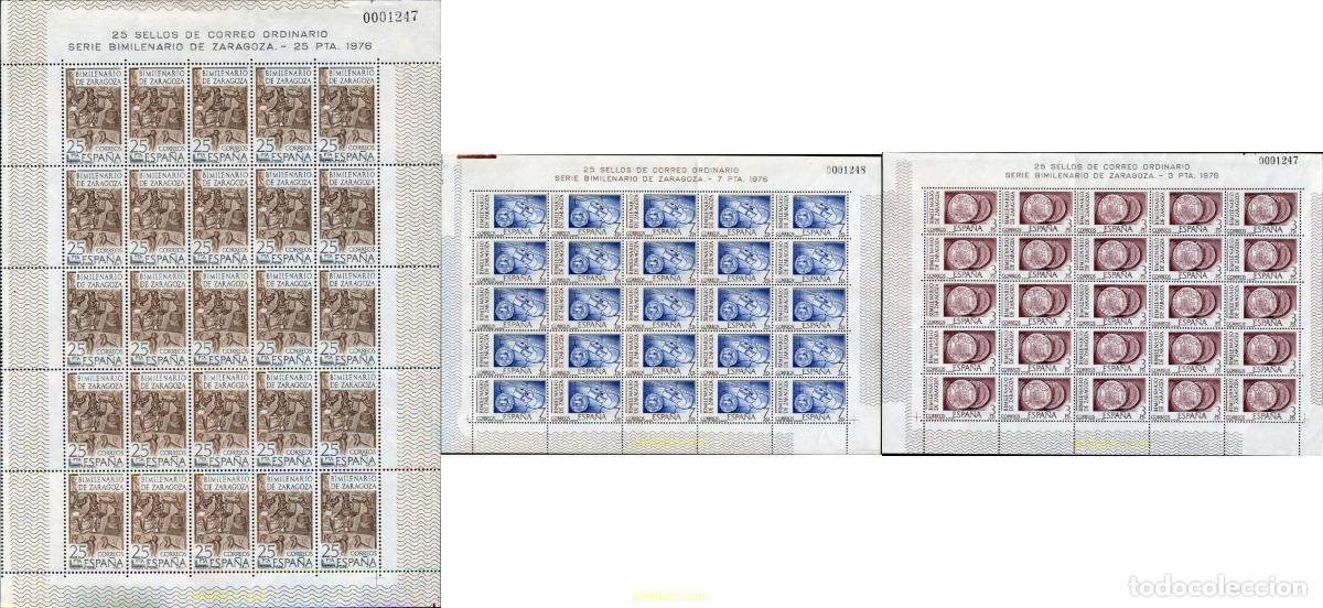 Selos: 285339 MNH ESPA&Ntilde;A 1976 BIMILENARIO DE ZARAGOZA
