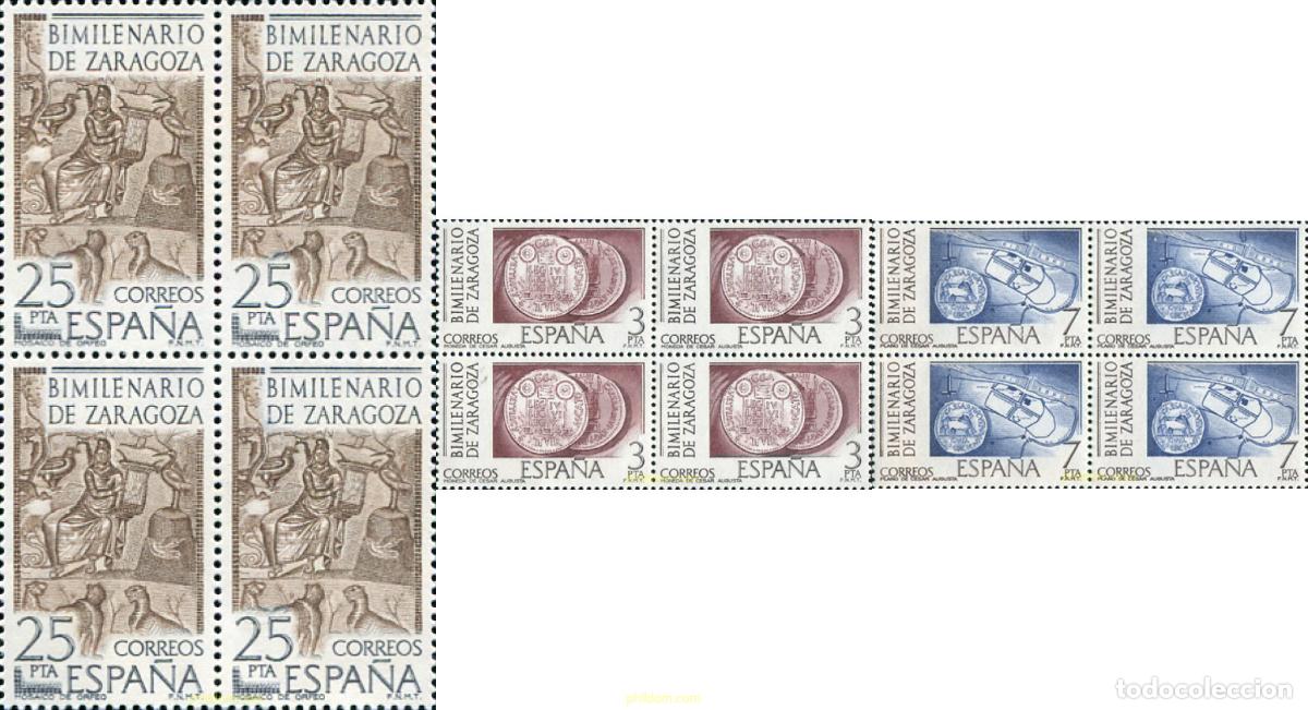 Selos: 326506 MNH ESPA&Ntilde;A 1976 BIMILENARIO DE ZARAGOZA