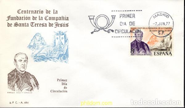 Sellos: 426597 MNH ESPA&Ntilde;A 1977 50 ANIVERSARIO DE LA FUNDACION DE LA COMPA&Ntilde;IA DE SANTA TERESA DE JESUS