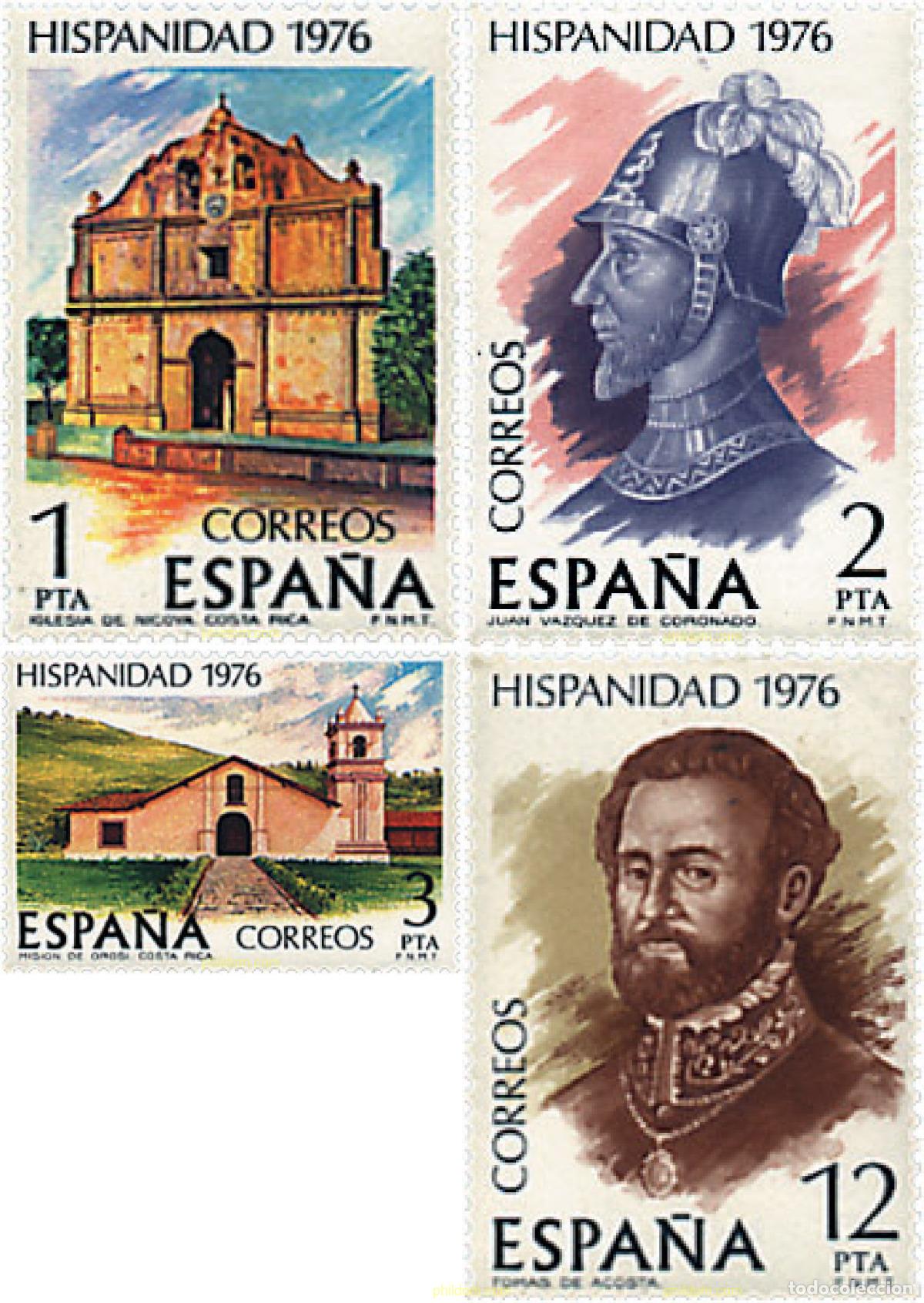 Selos: 84986 MNH ESPA&Ntilde;A 1976 HISPANIDAD. COSTA RICA