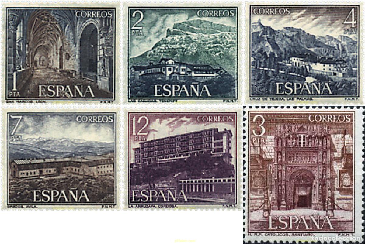 Selos: 84973 MNH ESPA&Ntilde;A 1976 TURISMO. PARADORES NACIONALES