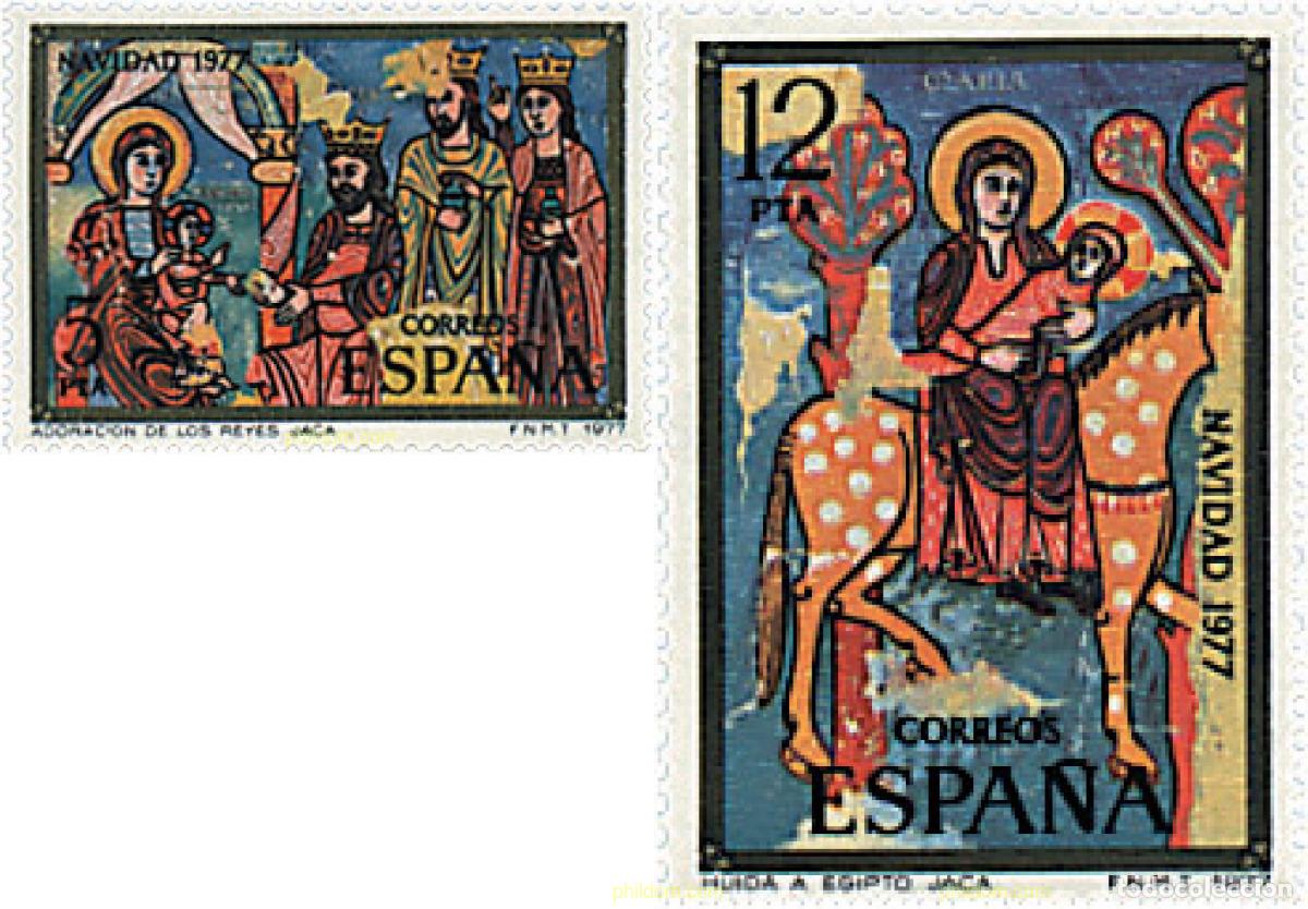 Selos: 85002 MNH ESPA&Ntilde;A 1977 NAVIDAD