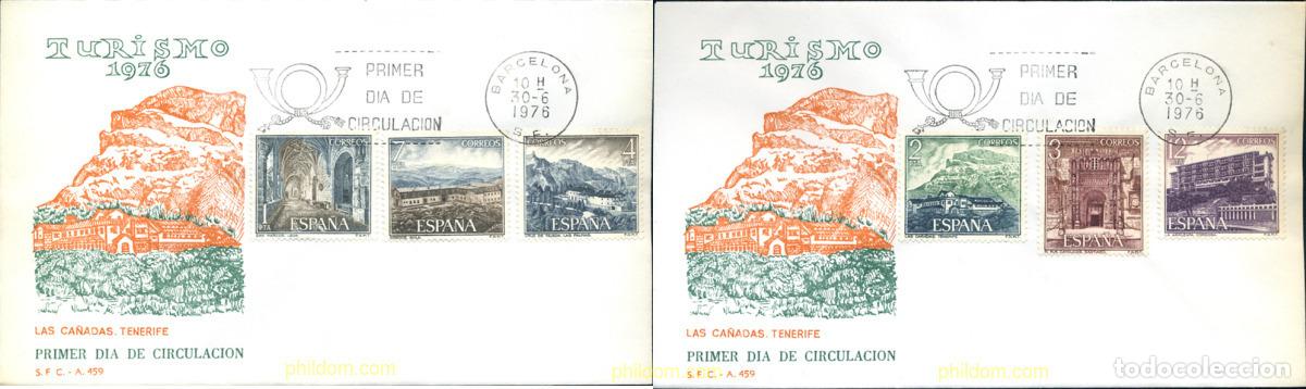 Selos: 282276 MNH ESPA&Ntilde;A 1976 TURISMO. PARADORES NACIONALES