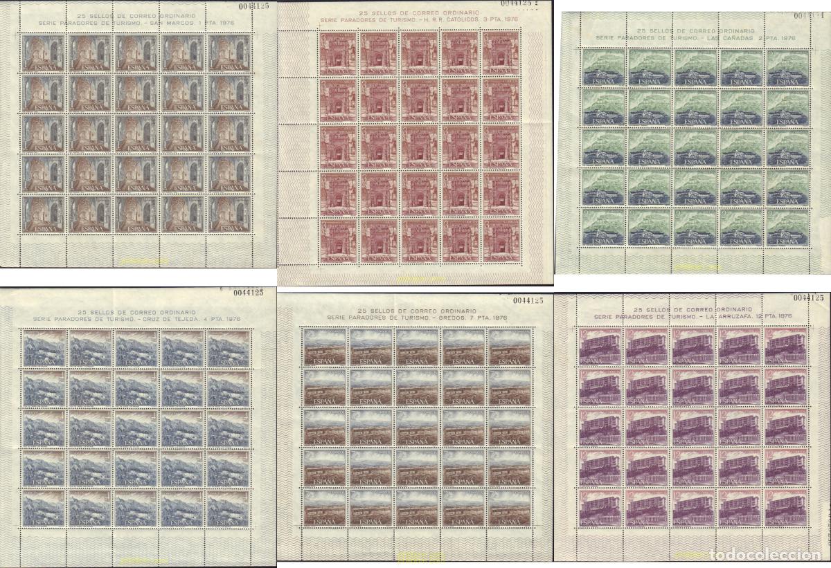 Selos: 373876 MNH ESPA&Ntilde;A 1976 TURISMO. PARADORES NACIONALES