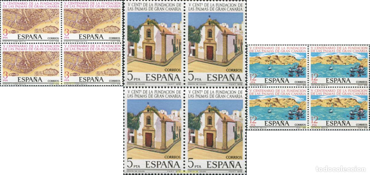 Selos: 326447 MNH ESPA&Ntilde;A 1978 5 CENTENARIO DE LA FUNDACION DE LAS PALMAS DE GRAN CANARIAS