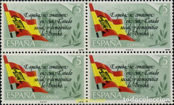 Selos: 326464 MNH ESPA&Ntilde;A 1978 PROCLAMACION DE LA CONSTITUCION