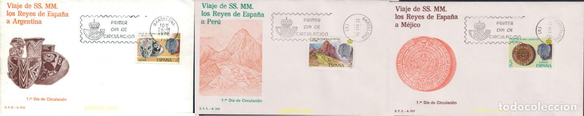 Selos: 282313 MNH ESPA&Ntilde;A 1978 VIAJE DE SUS MAJESTADES LOS REYES A HISPANOAMERICA