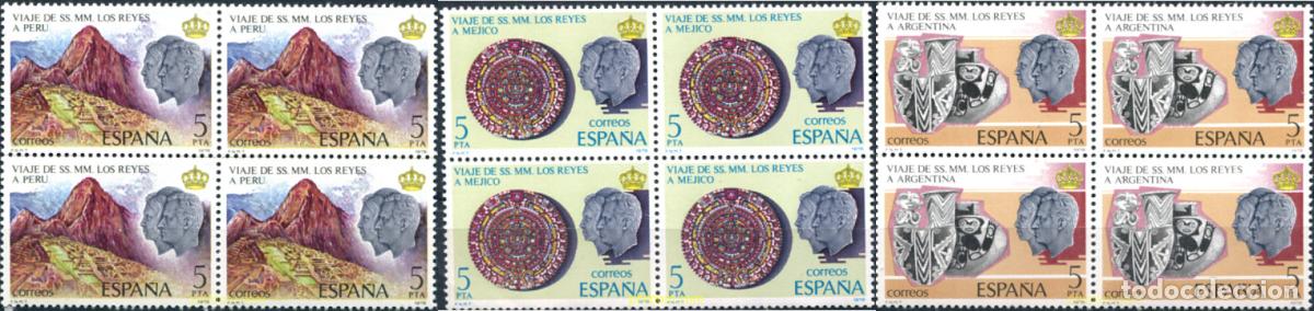 Selos: 323833 MNH ESPA&Ntilde;A 1978 VIAJE DE SUS MAJESTADES LOS REYES A HISPANOAMERICA