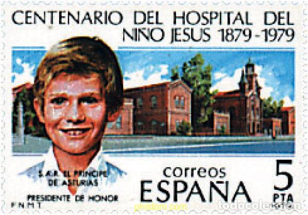 Briefmarken: 85038 MNH ESPA&Ntilde;A 1979 CENTENARIO DEL HOSPITAL DEL NI&Ntilde;O JESUS
