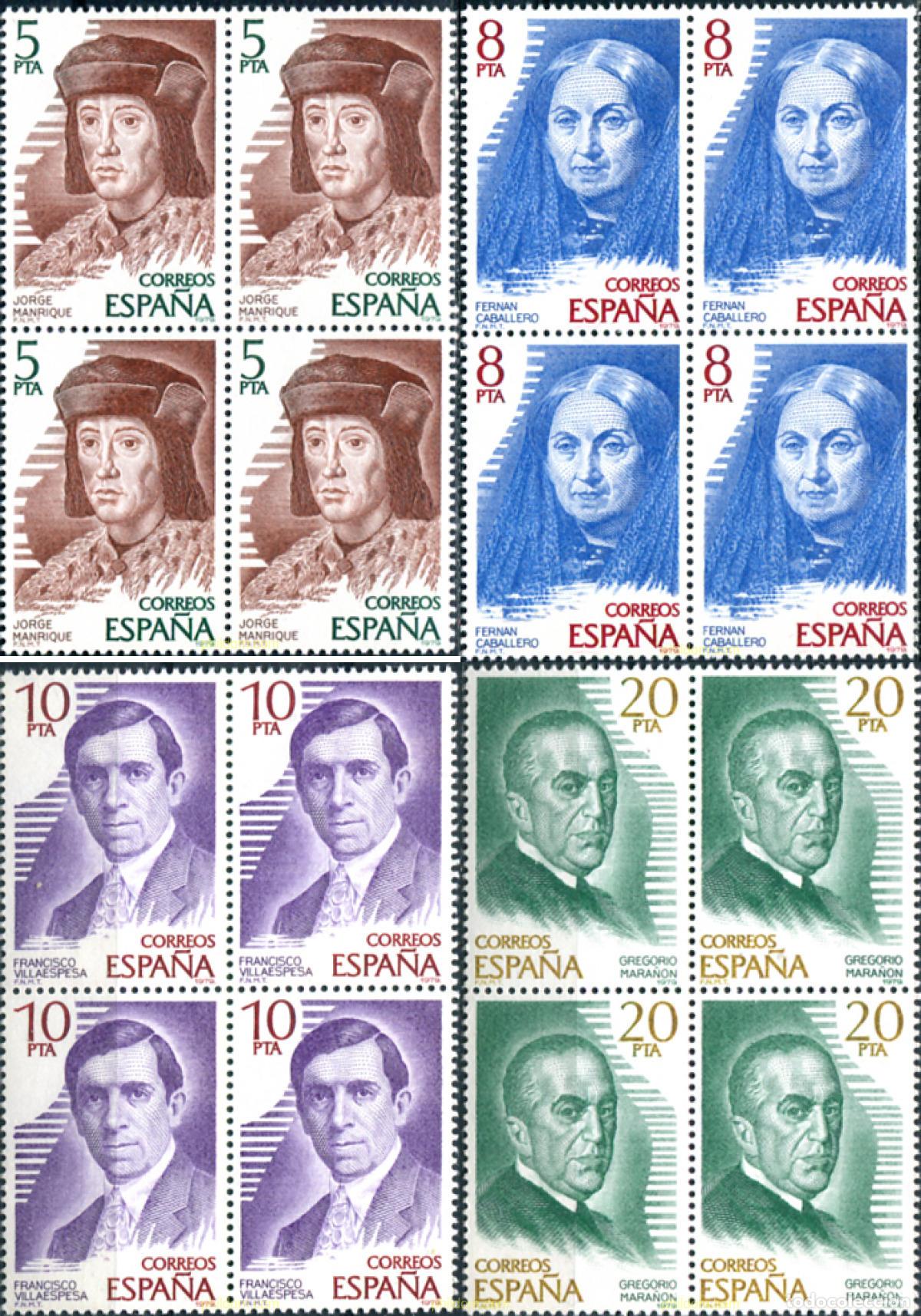 Briefmarken: 323865 MNH ESPA&Ntilde;A 1979 PERSONAJES ESPA&Ntilde;OLES