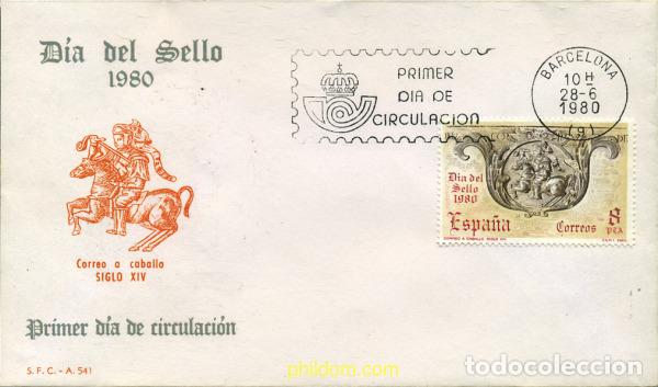 Briefmarken: 281956 MNH ESPA&Ntilde;A 1980 DIA DEL SELLO