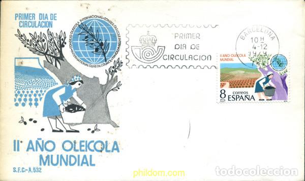 Briefmarken: 282160 MNH ESPA&Ntilde;A 1979 2 A&Ntilde;O OLEICOLA MUNDIAL