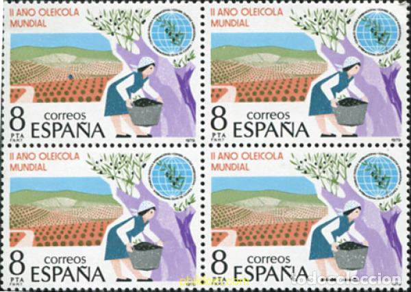 Briefmarken: 326459 MNH ESPA&Ntilde;A 1979 2 A&Ntilde;O OLEICOLA MUNDIAL