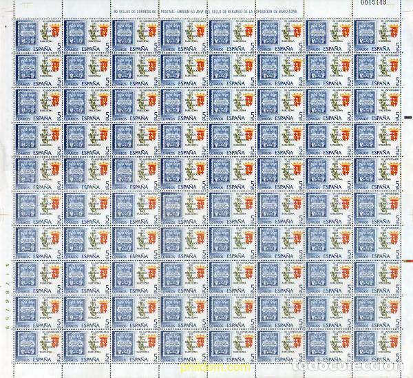 Briefmarken: 305488 MNH ESPA&Ntilde;A 1979 50 ANIVERSARIO DEL SELLO DE RECARGO DE LA EXPOSICION DE BARCELONA