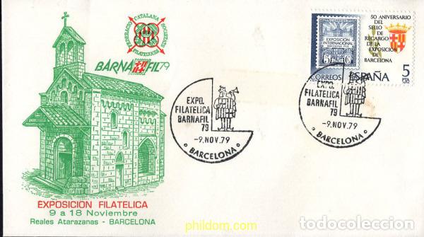 Briefmarken: 680732 MNH ESPA&Ntilde;A 1979 50 ANIVERSARIO DEL SELLO DE RECARGO DE LA EXPOSICION DE BARCELONA