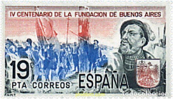 Briefmarken: 85700 MNH ESPA&Ntilde;A 1980 4 CENTENARIO DE LA FUNDACION DE BUENOS AIRES