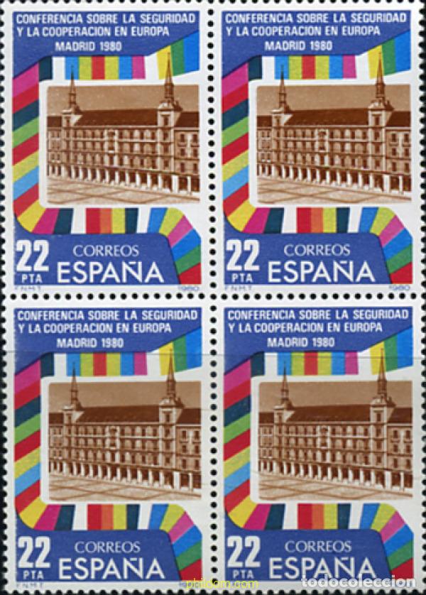 Sellos: 326466 MNH ESPA&Ntilde;A 1980 CONFERENCIA SOBRE SEGURIDAD Y COOPERACION EN EUROPA