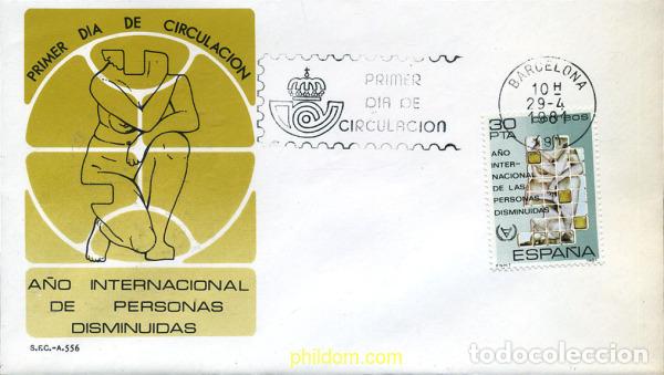 Sellos: 281678 MNH ESPA&Ntilde;A 1981 A&Ntilde;O INTERNACIONAL DE LOS DISMINUIDOS FISICOS