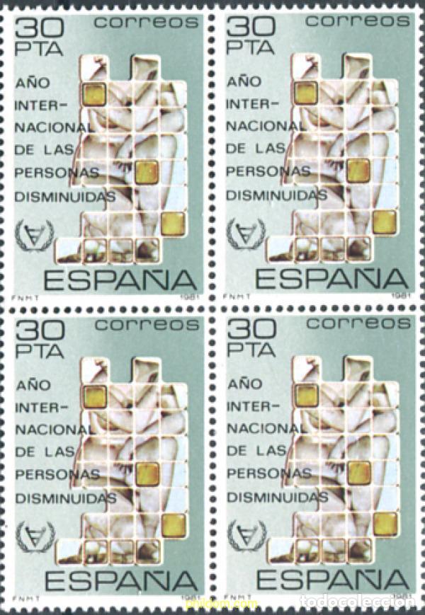Sellos: 323474 MNH ESPA&Ntilde;A 1981 A&Ntilde;O INTERNACIONAL DE LOS DISMINUIDOS FISICOS