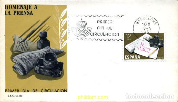 Sellos: 281680 MNH ESPA&Ntilde;A 1981 HOMENAJE A LA PRENSA
