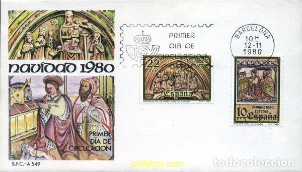Briefmarken: 281947 MNH ESPA&Ntilde;A 1980 NAVIDAD