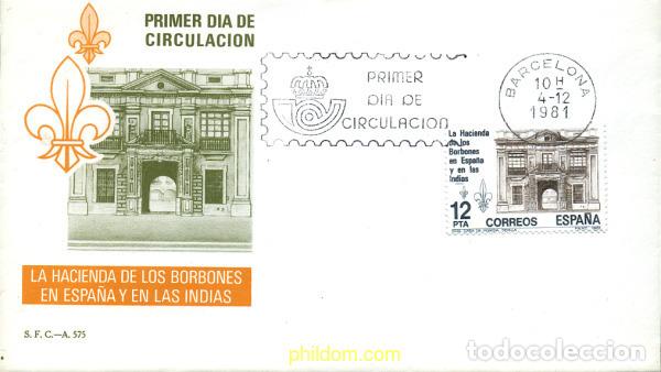 Briefmarken: 282050 MNH ESPA&Ntilde;A 1981 LA HACIENDA DE LOS BORBONES EN ESPA&Ntilde;A Y EN LAS INDIAS