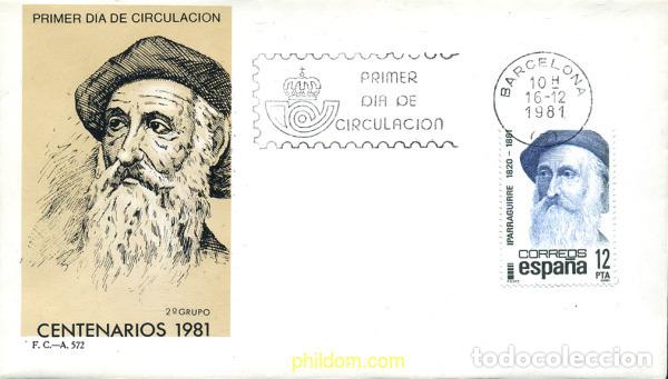 Briefmarken: 282049 MNH ESPA&Ntilde;A 1981 CENTENARIOS