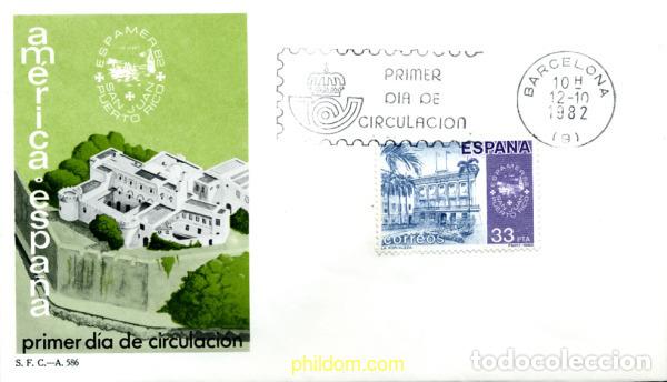 Stamps: 261395 MNH ESPA&Ntilde;A 1982 AMERICA-ESPA&Ntilde;A