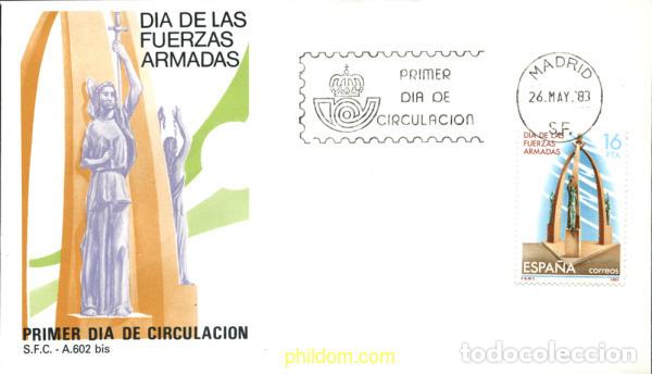Sellos: 244730 MNH ESPA&Ntilde;A 1983 DIA DE LAS FUERZAS ARMADAS