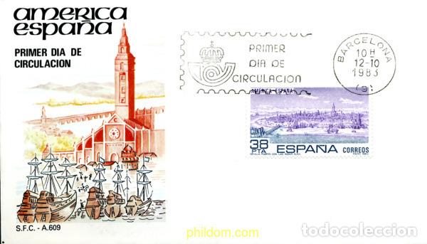 Sellos: 261376 MNH ESPA&Ntilde;A 1983 AMERICA-ESPA&Ntilde;A