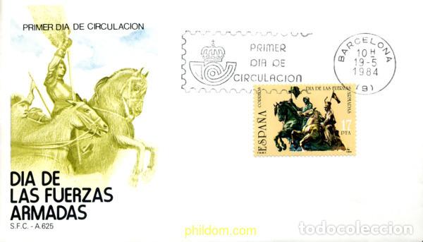 Selos: 261330 MNH ESPA&Ntilde;A 1984 DIA DE LAS FUERZAS ARMADAS
