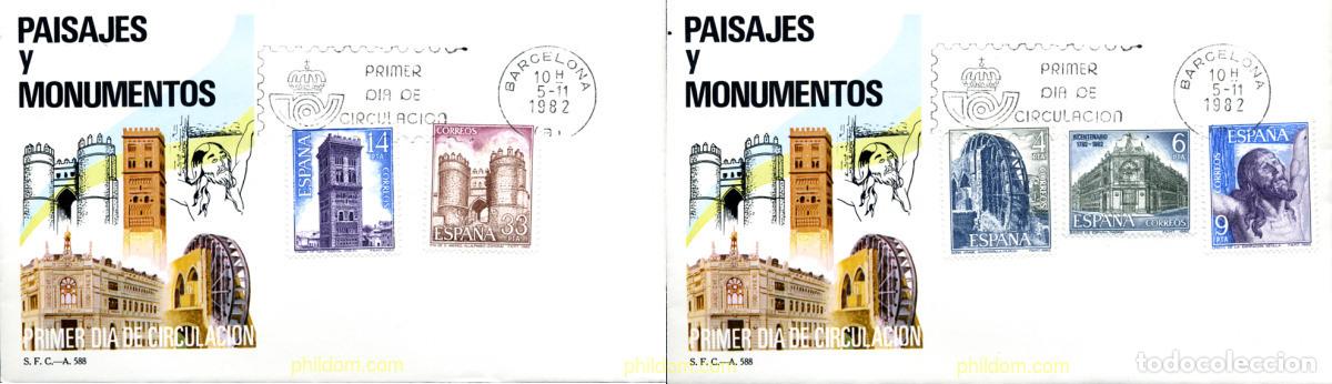 Selos: 261392 MNH ESPA&Ntilde;A 1982 PAISAJES Y MONUMENTOS