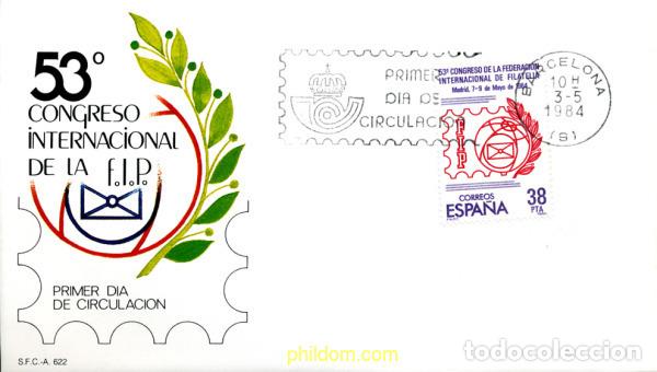 Timbres: 261331 MNH ESPA&Ntilde;A 1984 53 CONGRESO DE LA FEDERACION INTERNACIONAL DE FILATELIA
